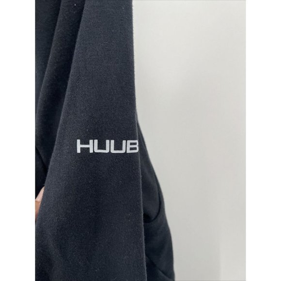 HUUB TRAINING Hooded Sweatshirt Hoodie with Scuba Brand Sz L Warm Full Zip - Picture 10 of 10